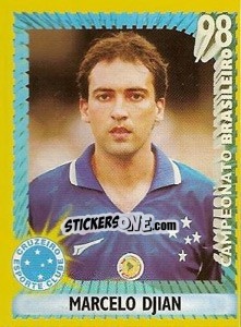 Sticker Marcelo Djian - Campeonato Brasileiro 1998 n. 149 - Panini