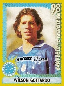 Figurina Wílson Gottardo - Campeonato Brasileiro 1998 - Panini