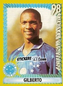 Sticker Gilberto - Campeonato Brasileiro 1998 - Panini