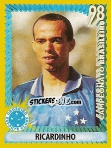Sticker Ricardinho - Campeonato Brasileiro 1998 - Panini