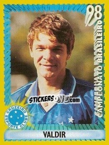 Sticker Valdir - Campeonato Brasileiro 1998 n. 153 - Panini