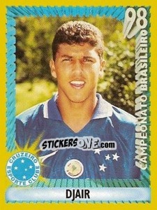 Sticker Djair - Campeonato Brasileiro 1998 n. 154 - Panini