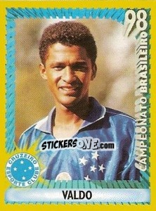 Sticker Valdo - Campeonato Brasileiro 1998 - Panini