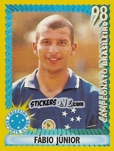 Sticker Fábio Júnior - Campeonato Brasileiro 1998 n. 156 - Panini