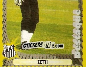 Cromo Zetti - Campeonato Brasileiro 1998 n. 169 - Panini