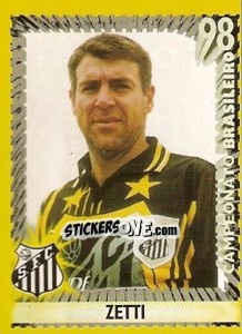 Sticker Zetti - Campeonato Brasileiro 1998 n. 170 - Panini