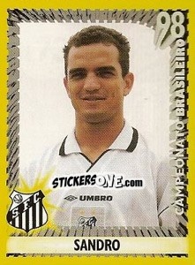 Figurina Sandro - Campeonato Brasileiro 1998 - Panini