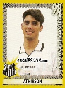 Cromo Athirson - Campeonato Brasileiro 1998 - Panini