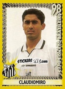 Sticker Claudiomiro - Campeonato Brasileiro 1998 n. 175 - Panini