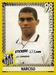 Sticker Narciso - Campeonato Brasileiro 1998 n. 176 - Panini