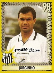 Figurina Jorginho - Campeonato Brasileiro 1998 - Panini