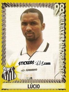 Sticker Lúcio - Campeonato Brasileiro 1998 - Panini