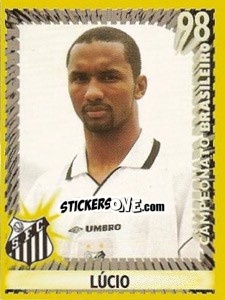 Sticker Lúcio - Campeonato Brasileiro 1998 n. 178 - Panini