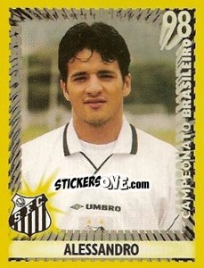 Sticker Alessandro - Campeonato Brasileiro 1998 - Panini