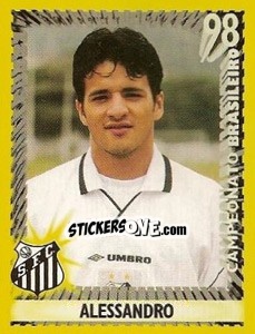 Figurina Alessandro - Campeonato Brasileiro 1998 - Panini