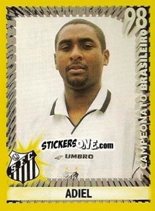 Sticker Adiel - Campeonato Brasileiro 1998 - Panini