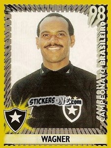 Cromo Wagner - Campeonato Brasileiro 1998 - Panini