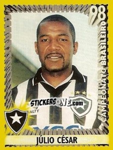 Figurina Júlio César - Campeonato Brasileiro 1998 - Panini