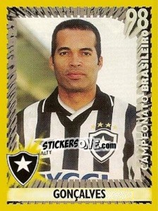 Figurina Gonçalves - Campeonato Brasileiro 1998 - Panini