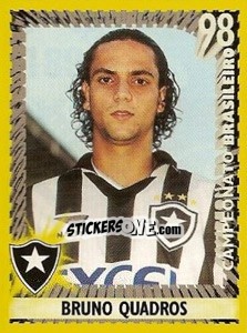 Sticker Bruno Quadros - Campeonato Brasileiro 1998 - Panini