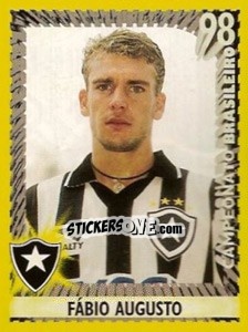 Cromo Fábio Augusto - Campeonato Brasileiro 1998 n. 190 - Panini