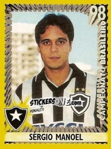 Cromo Sérgio Manoel - Campeonato Brasileiro 1998 - Panini