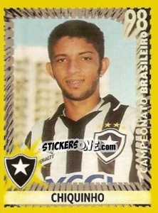 Cromo Chiquinho - Campeonato Brasileiro 1998 - Panini