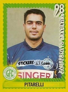 Cromo Pitarelli - Campeonato Brasileiro 1998 n. 206 - Panini