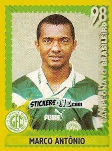 Sticker Marco António - Campeonato Brasileiro 1998 - Panini