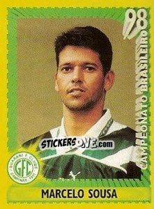 Figurina Marcelo Sousa - Campeonato Brasileiro 1998 - Panini