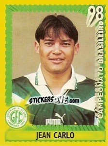 Figurina Jean Carlo - Campeonato Brasileiro 1998 - Panini