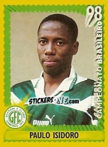 Figurina Paulo Isidoro - Campeonato Brasileiro 1998 - Panini