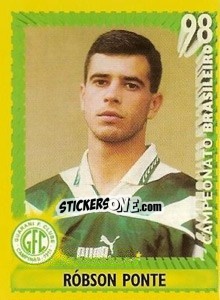 Sticker Róbson Ponte - Campeonato Brasileiro 1998 n. 215 - Panini