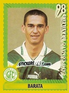 Cromo Barata - Campeonato Brasileiro 1998 - Panini