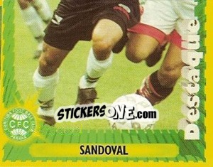 Sticker Sandoval - Campeonato Brasileiro 1998 - Panini