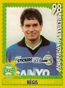 Cromo Régis - Campeonato Brasileiro 1998 - Panini