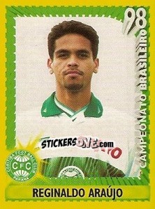 Figurina Reginaldo Araújo - Campeonato Brasileiro 1998 - Panini