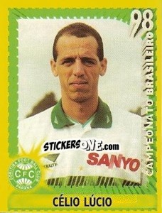 Figurina Célio Lúcio - Campeonato Brasileiro 1998 - Panini