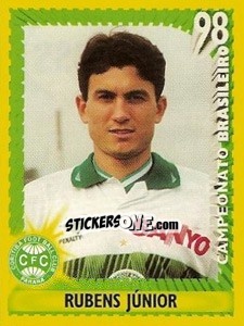 Cromo Rubens Júnior - Campeonato Brasileiro 1998 - Panini