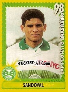 Sticker Sandoval - Campeonato Brasileiro 1998 n. 226 - Panini
