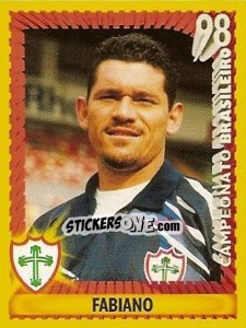 Cromo Fabiano - Campeonato Brasileiro 1998 - Panini