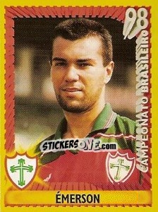 Figurina Émerson - Campeonato Brasileiro 1998 - Panini