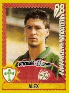 Cromo Alex - Campeonato Brasileiro 1998 - Panini