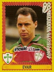 Sticker Evair - Campeonato Brasileiro 1998 n. 249 - Panini