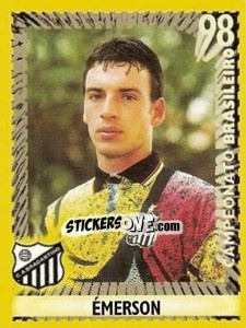 Sticker Émerson - Campeonato Brasileiro 1998 n. 255 - Panini