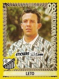 Figurina Leto - Campeonato Brasileiro 1998 - Panini