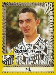 Cromo Piá - Campeonato Brasileiro 1998 - Panini