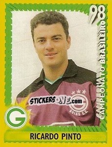 Sticker Ricardo Pinto - Campeonato Brasileiro 1998 - Panini