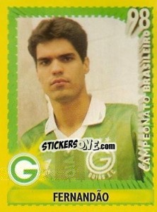 Sticker Fernandão - Campeonato Brasileiro 1998 - Panini
