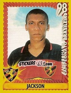 Cromo Jackson - Campeonato Brasileiro 1998 n. 299 - Panini